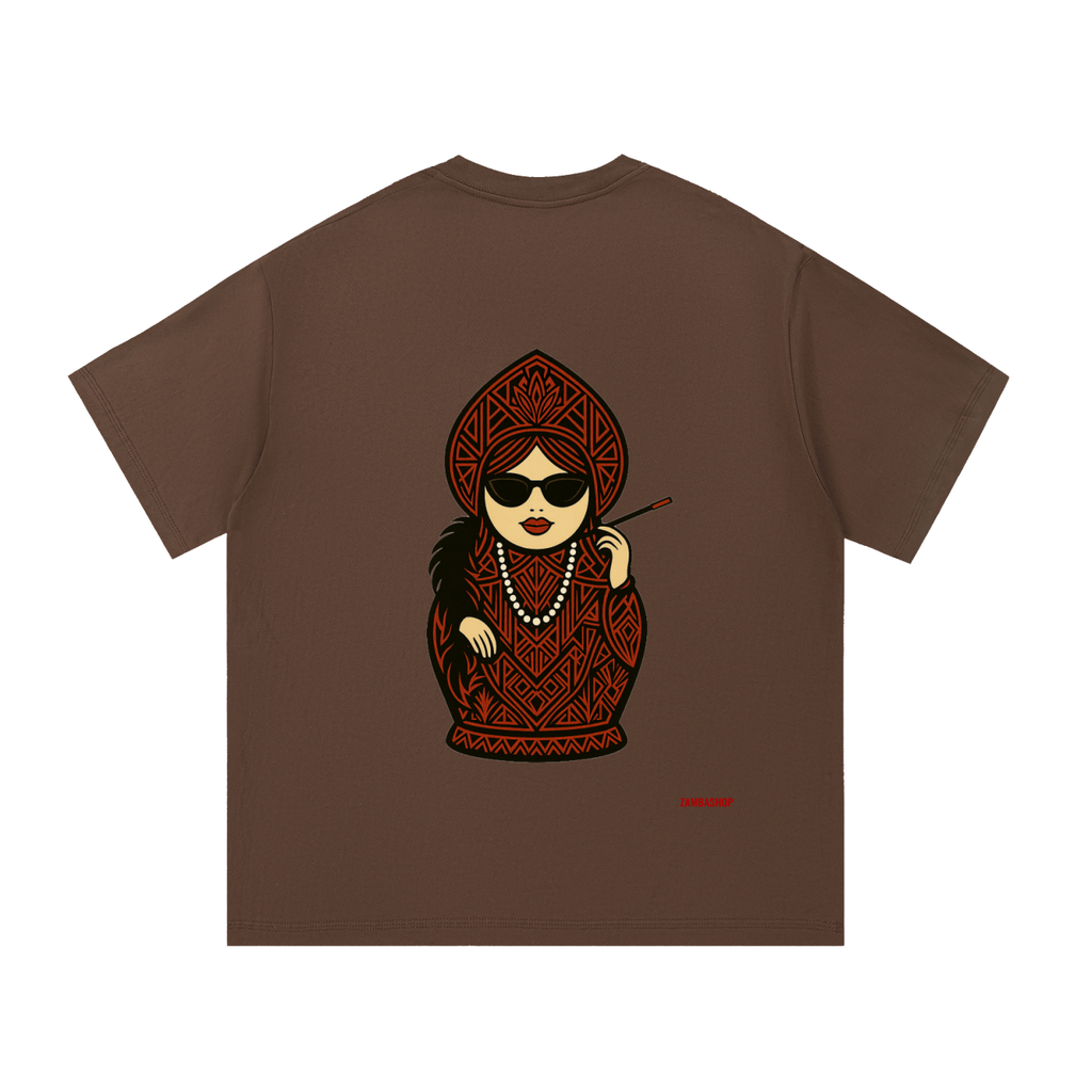 Babushka Grandma T-Shirt | Essential Cotton T-Shirt