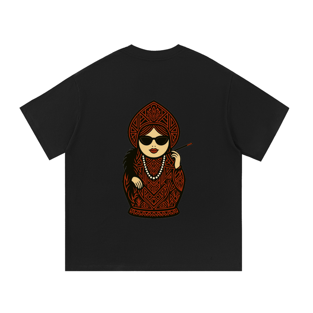 Babushka Grandma T-Shirt | Essential Cotton T-Shirt