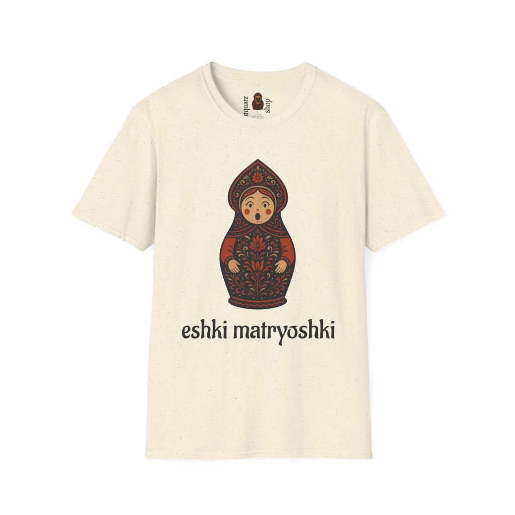 Eshki Matryoshki Matryoshka Doll T-Shirt | Russian Nesting Doll Graphic | Gift for her | Slavik gift