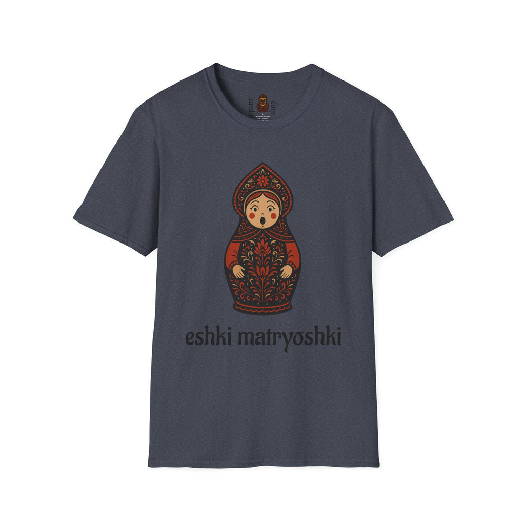 Eshki Matryoshki Matryoshka Doll T-Shirt | Russian Nesting Doll Graphic | Gift for her | Slavik gift