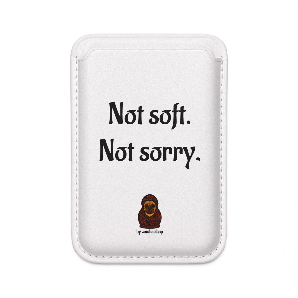 Not soft. Not sorry. Vegan Wallet | MagSafe Compatible Card Holder