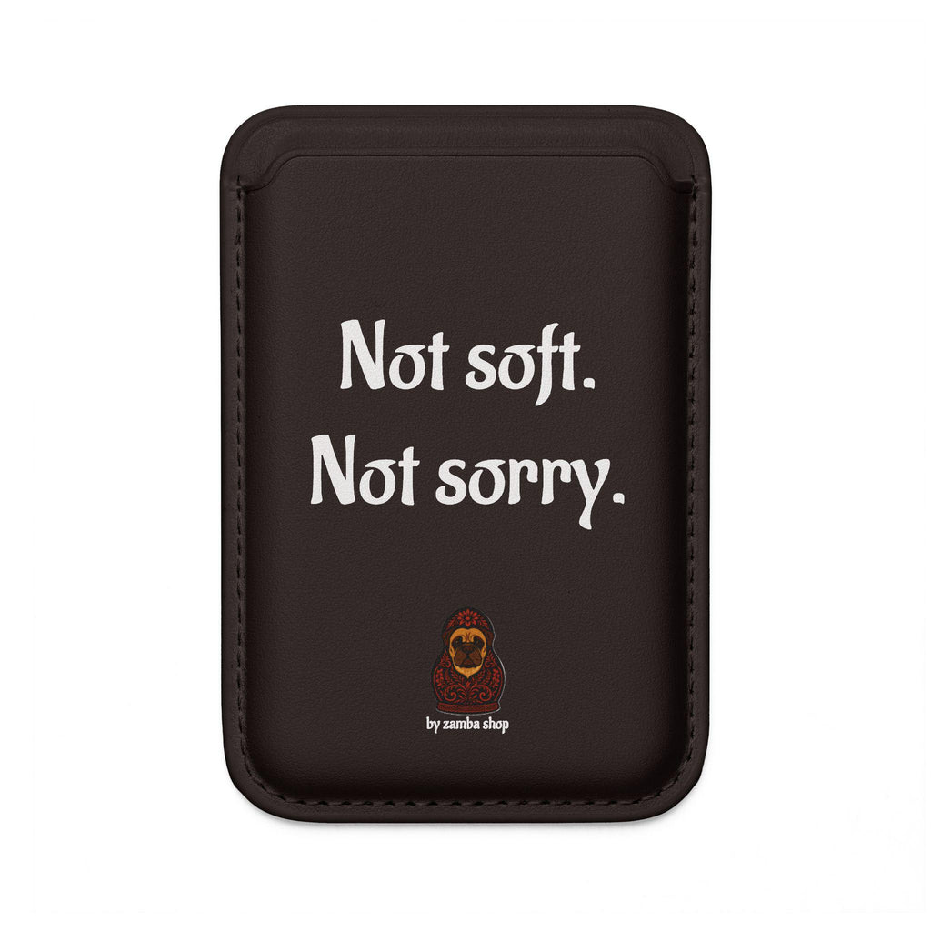 Not soft. Not sorry. Vegan Wallet | MagSafe Compatible Card Holder
