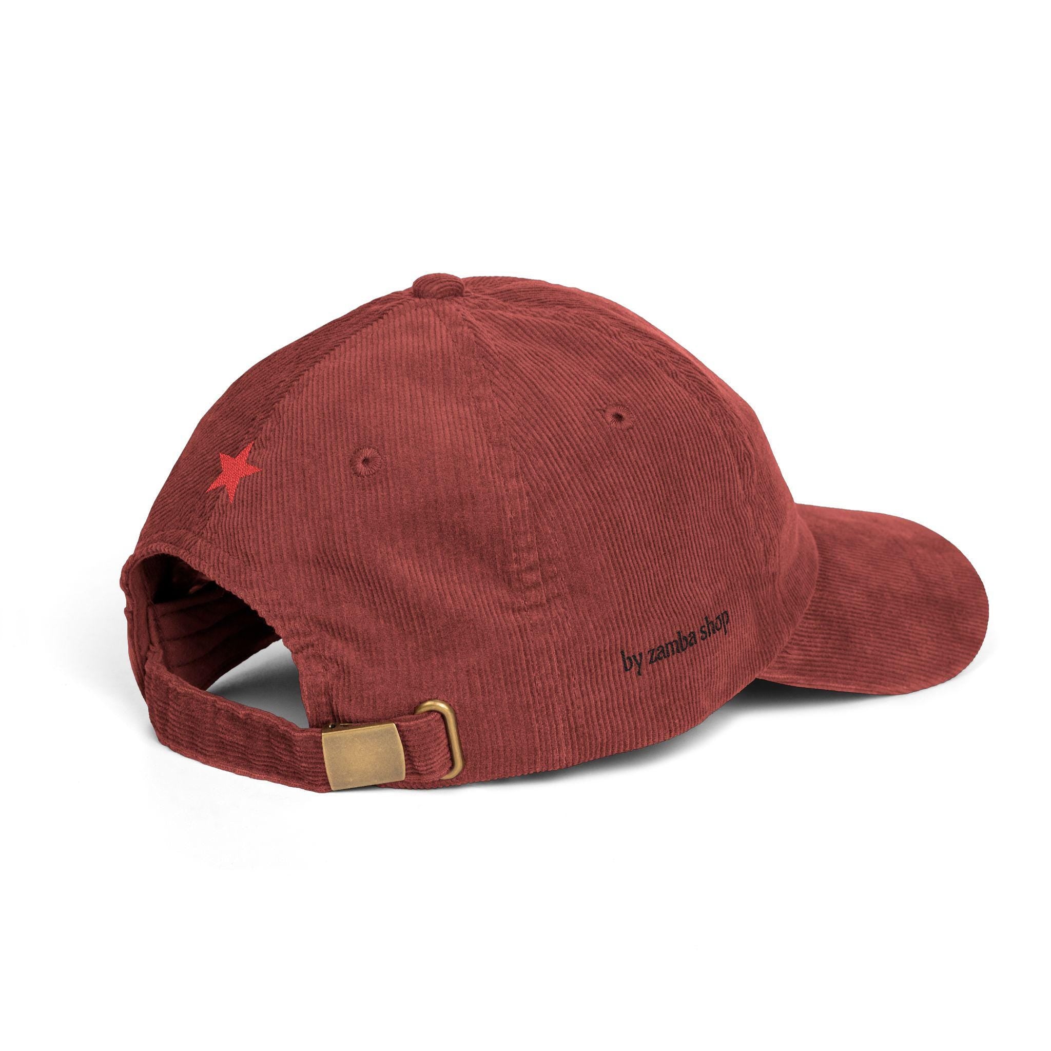 da, blyat Embroidered Corduroy Cap | Vintage Russian Slang Hat