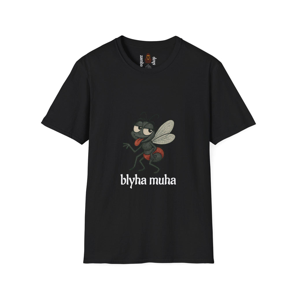 Blyaha Muha Russian Phrase Funny Quote T-Shirt | Slavic Humor Tee | Gift for him Gift for her